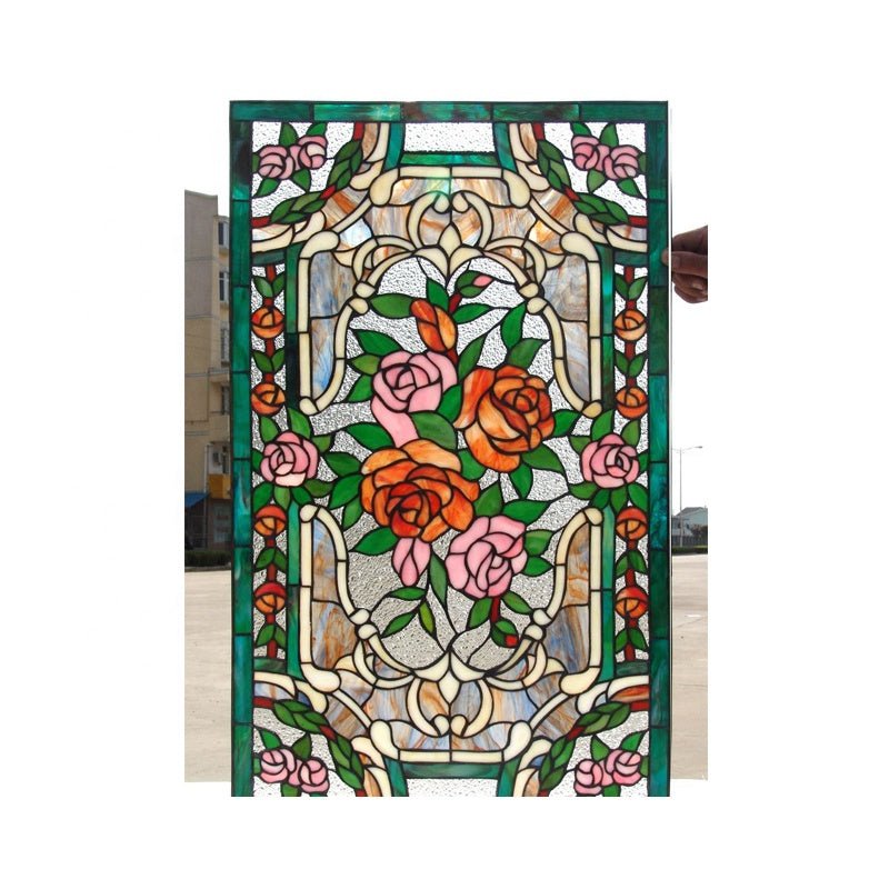 Buy old church windows blue stained glass window bigby Doorwin - Doorwin Group Windows & Doors