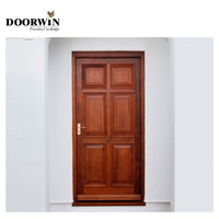 Canada Airdrie DOORWIN Wood panel door design interior doors polish by Doorwin on Alibaba — thumbnail 3