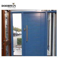 Canada Brooks DOORWIN Wooden doors for arc interiors wood grain entrance door solid wood with patterns casement door — thumbnail 4