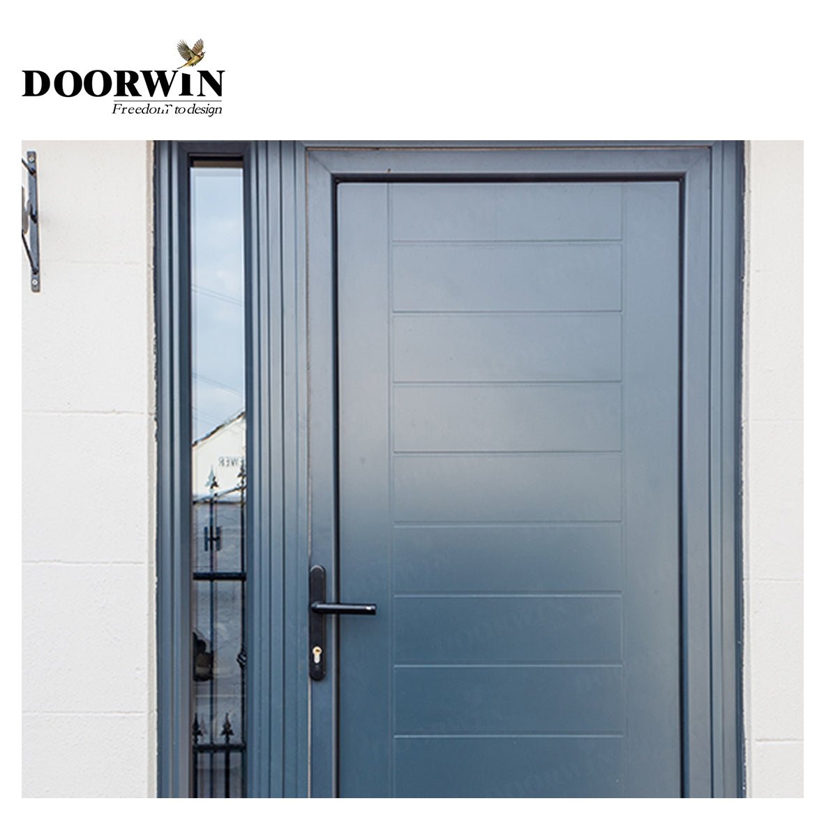 Canada Brooks DOORWIN Wooden doors for arc interiors wood grain entrance door solid wood with patterns casement door — product image 3