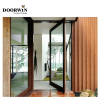 Canada Calgary Super September Purchasing Super September Purchasing Aluminum swing door profile glass pivot entrance by Doorwin - Doorwin Group Windows & Doors