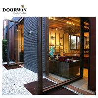 Canada Calgary Super September Purchasing Super September Purchasing Aluminum swing door profile glass pivot entrance by Doorwin - Doorwin Group Windows & Doors