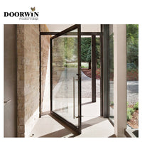 Canada Calgary Super September Purchasing Super September Purchasing Aluminum swing door profile glass pivot entrance by Doorwin - Doorwin Group Windows & Doors