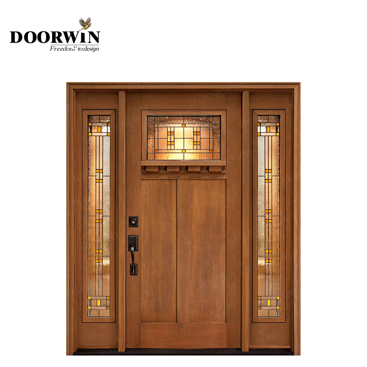 Canada White Rock DOORWIN Wood solid wooden door fancy room door/gate design by Doorwin — product image 3