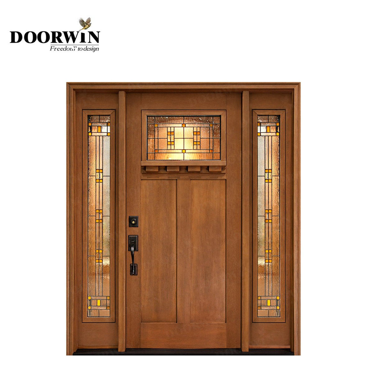 Canada White Rock DOORWIN Wood solid wooden door fancy room door/gate design by Doorwin - Doorwin Group Windows & Doors