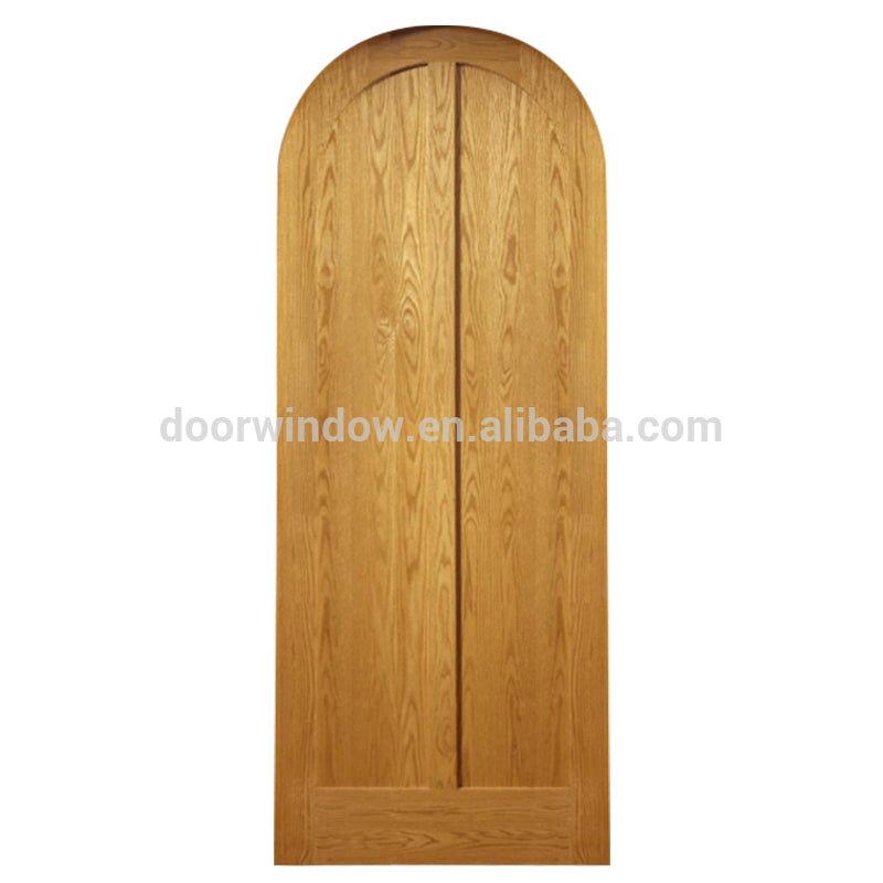 Canadian Red Oak knotty alder pine Solid Wood Interior Arched Top Entry Doorby Doorwin — product image 4