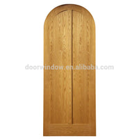 Canadian Red Oak knotty alder pine Solid Wood Interior Arched Top Entry Doorby Doorwin — thumbnail 4