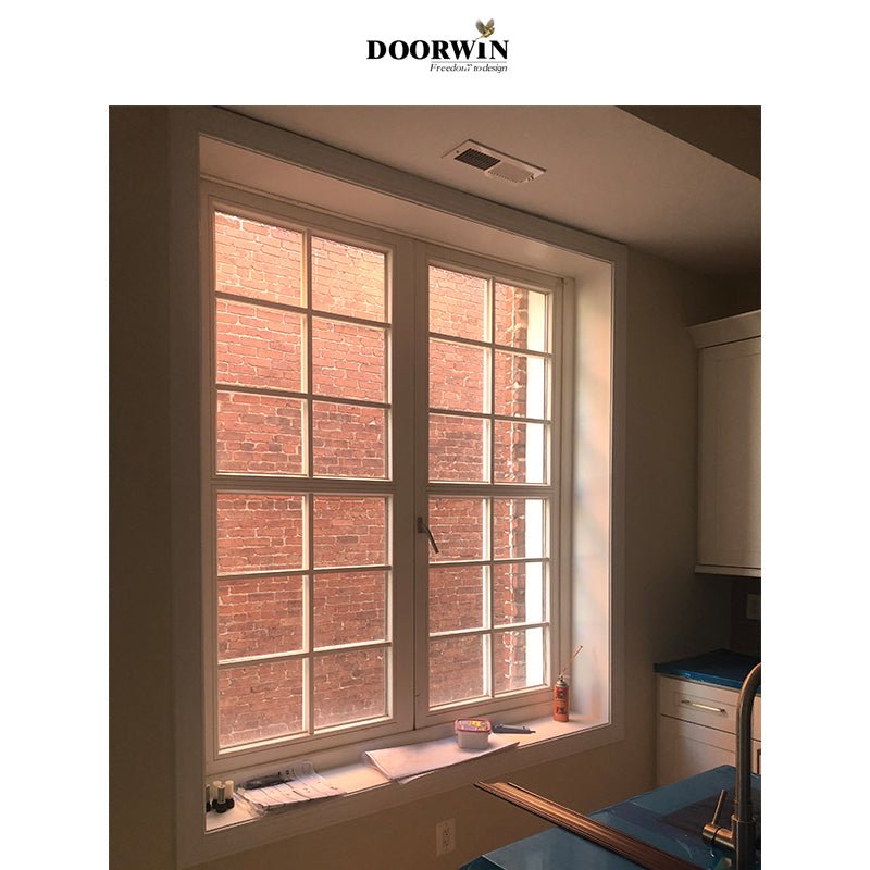 cedar australia hardware wood french grill multiple panels new style hot sale latest design wood casement window — product image 6