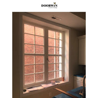 cedar australia hardware wood french grill multiple panels new style hot sale latest design wood casement window — thumbnail 6