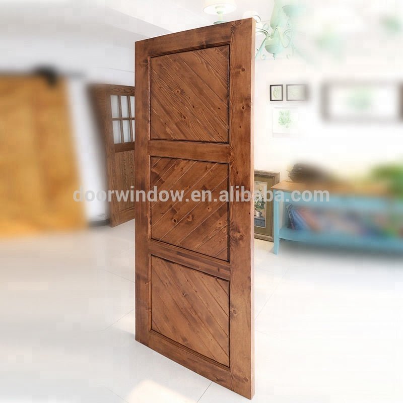 Cellar Rustic Barn Door with Sliding Rail System by Doorwin - Doorwin Group Windows & Doors