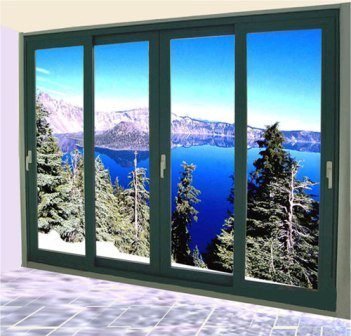 Central America Design Aluminum Sliding Door with Lock - China Aluminum Sliding Door, Aluminum Door - Doorwin Group Windows & Doors
