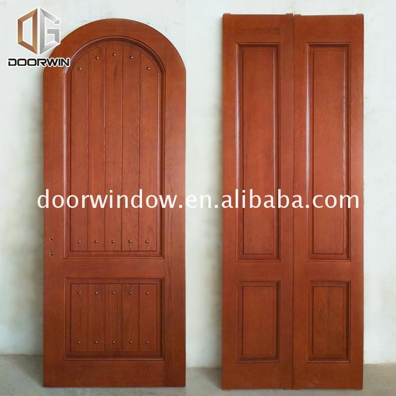 Cheap wooden house front doors for sale fitted — product image 6
