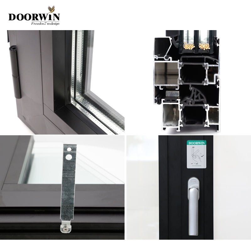 Cheapest price Sound proof  high Air tightness aluminum Glass Casement Windows floor to ceiling windows — product image 5