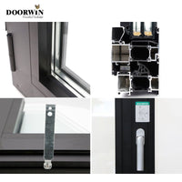 Cheapest price Sound proof  high Air tightness aluminum Glass Casement Windows floor to ceiling windows — thumbnail 5