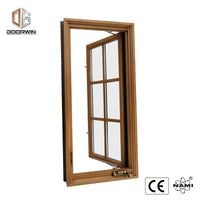 China doors and windows grill design and mosquito net chain winder awning window with manual crank by Doorwin on Alibaba — thumbnail 1