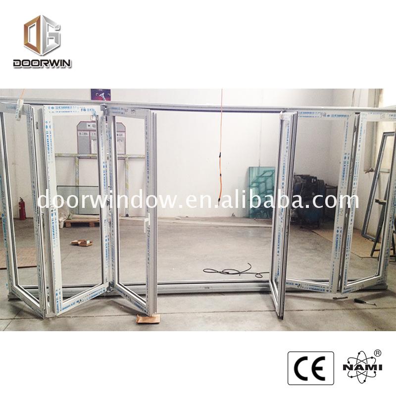 China Factory Promotion german bi fold door manufacturer french doors or frameless bifolding - Doorwin Group Windows & Doors