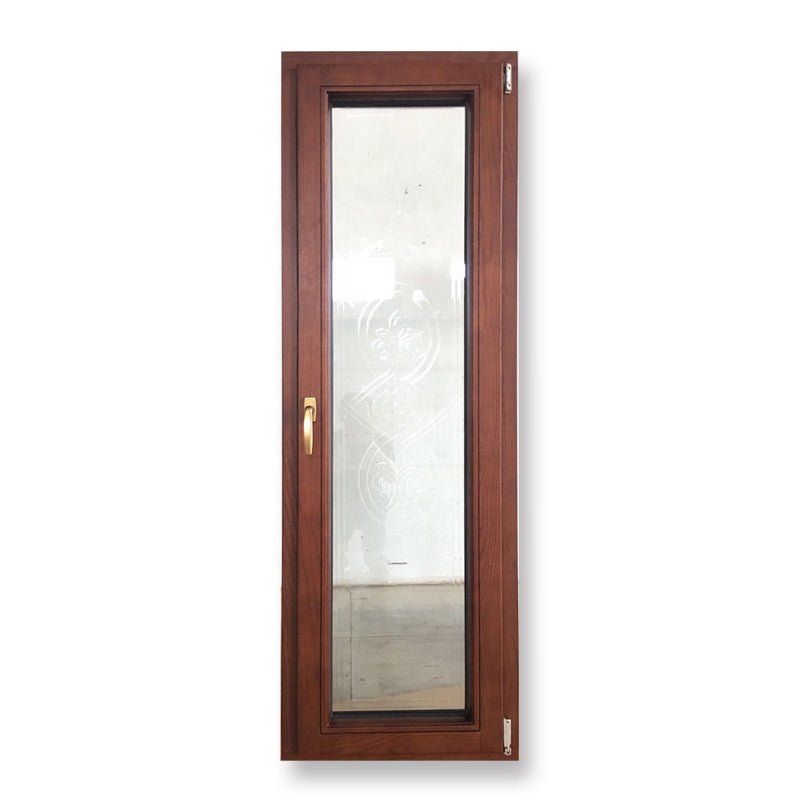China factory supplied top quality antique arched stained glass windows aluminum wooden casement window aluminium with frame by Doorwin — product image 1