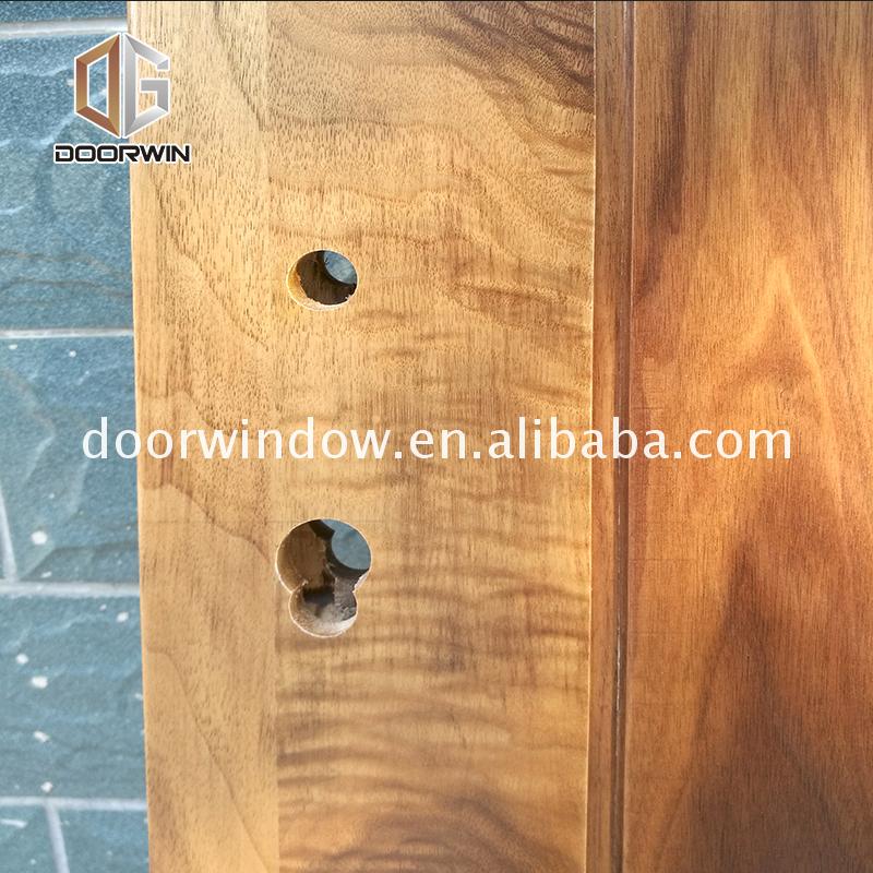 China factory supplied top quality small wooden door six panel interior doors single designs - Doorwin Group Windows & Doors