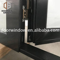 China factory used exterior french doors for sale steel window grill design restaurant entrance by Doorwin on Alibaba — thumbnail 6