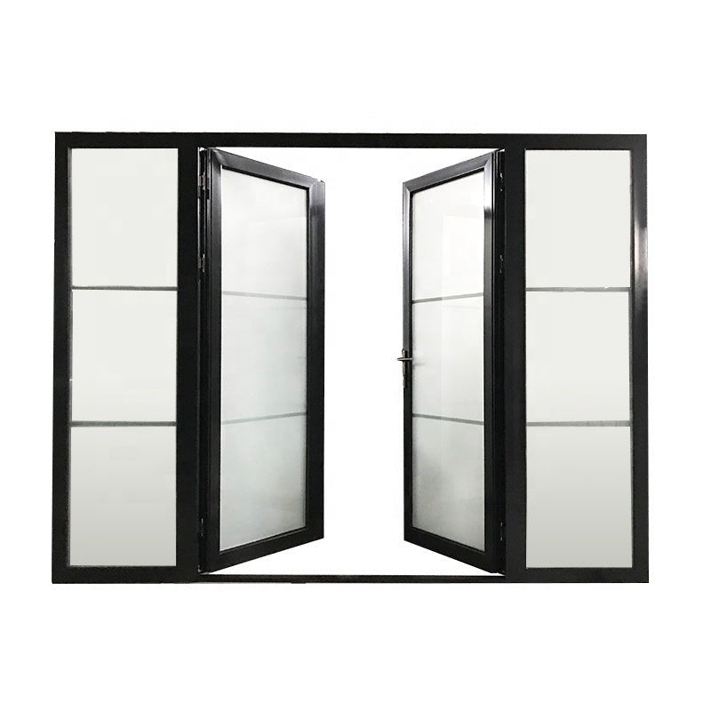 China factory used exterior french doors for sale steel window grill design restaurant entrance by Doorwin on Alibaba - Doorwin Group Windows & Doors