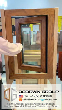 China Good Aluminum residential awning top hung Windows window with Chinese hardware AS2047 CE AS1288 certificate by Doorwin on Alibaba — thumbnail 2