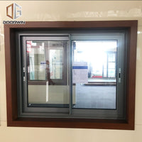 China Manufactory picture window with bottom slider painting powder coated windows open sliding outside — thumbnail 1