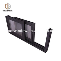 China Manufactory picture window with bottom slider painting powder coated windows open sliding outside — thumbnail 4