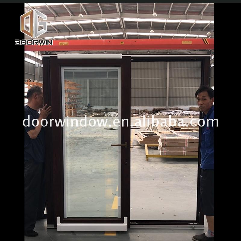 China Manufactory solid wood sliding doors smart aluminium small door - Doorwin Group Windows & Doors