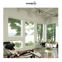 China window manufacturers tempered double glass sound proof pvc upvc casement crank windows — thumbnail 2