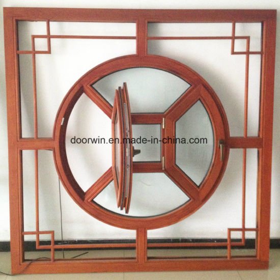 Chines Style Arched-Top-Solid Wood-Casement Window - China Arched Windows, Round Window — product image 0