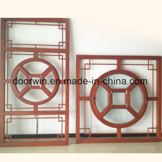 Chines Style Arched Top Solid Wood Window - China Arched Windows, Arch Window Grill Design — product image 0