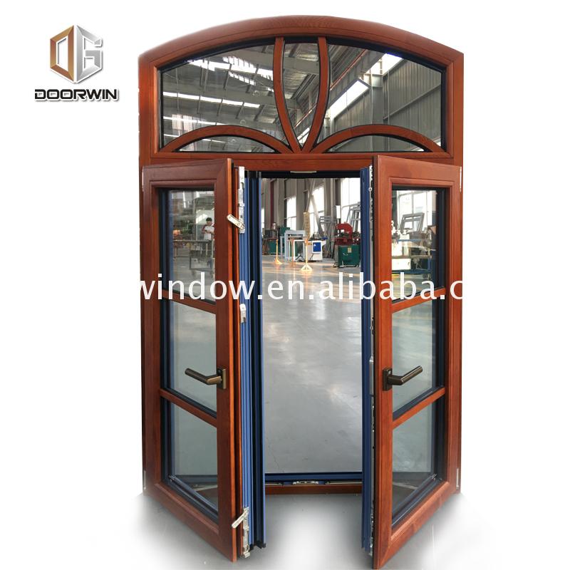 Chinese factory fitting aluminium windows timber frame exterior window cladding french — product image 2