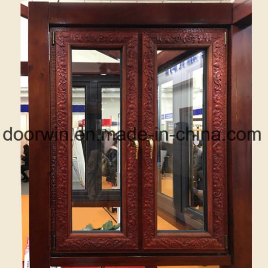 Chinese Style Carve Flower Deisgn Casement Window Made of Rosewood - China Carve Flower Deisgn Window, Casement Window — product image 0