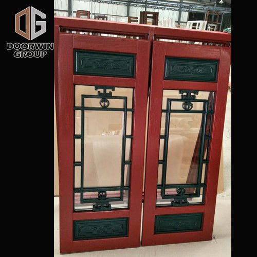 Chinese traditional style awning window with grille design — product image 3