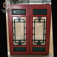 Chinese traditional style awning window with grille design — thumbnail 1