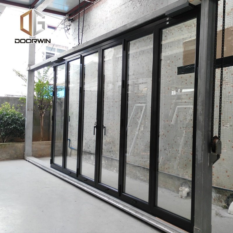 cold proof Folding style window and door cheap aluminum glass folding doorsby Doorwin on Alibaba — product image 3