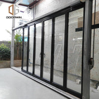 cold proof Folding style window and door cheap aluminum glass folding doorsby Doorwin on Alibaba — thumbnail 3