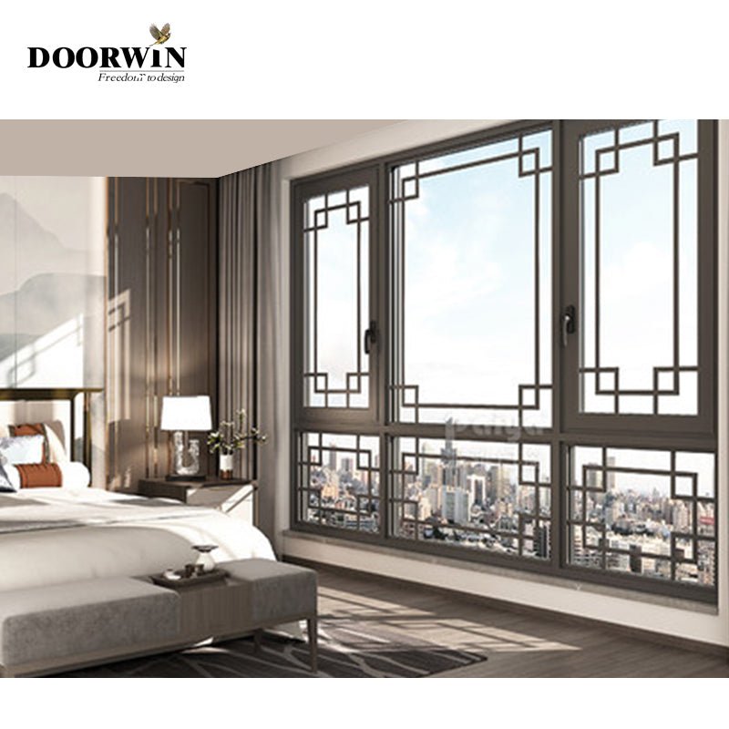 Customized aluminum alloy imitation Chinese style doors and Windows — product image 6