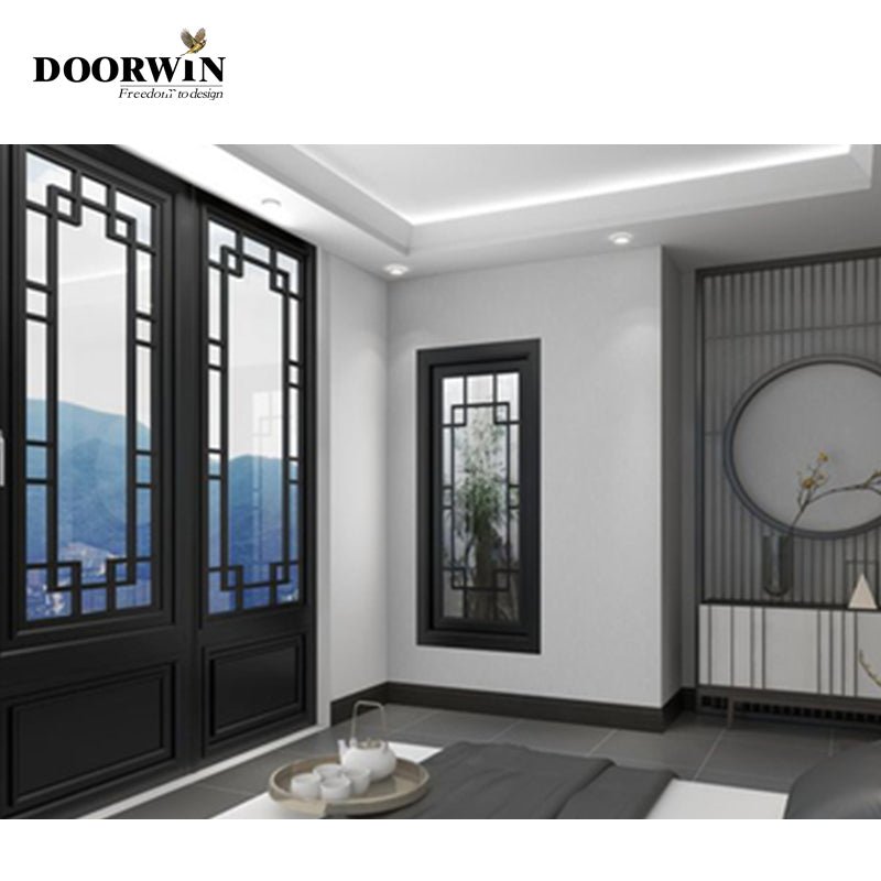 Customized aluminum alloy imitation Chinese style doors and Windows — product image 2