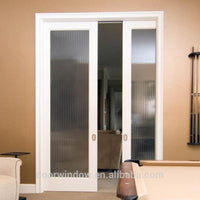 Customized Glass and wood pocket sliding door by Doorwin — thumbnail 1
