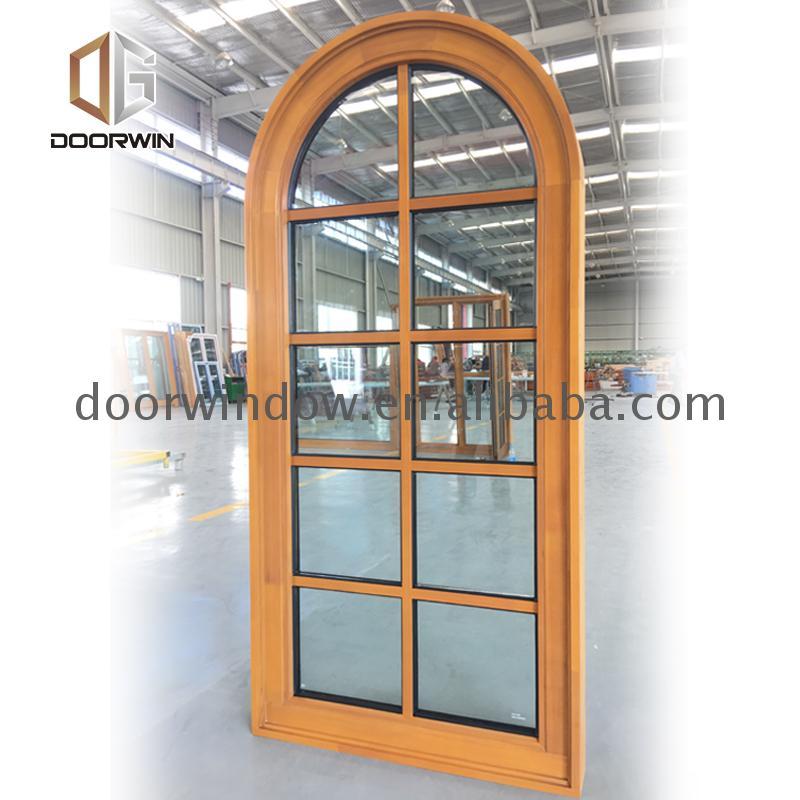 DOORWIN 2021Wholesale price eyebrow arch window double glazed windows curved glass replacement — product image 3