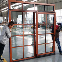 DOORWIN 2021Wholesale price front door with transom and french style sliding patio doors — thumbnail 2