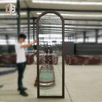 DOORWIN 2021Windsor cheap best wood effect double glazed extruded energy saving aluminum windows — thumbnail 5
