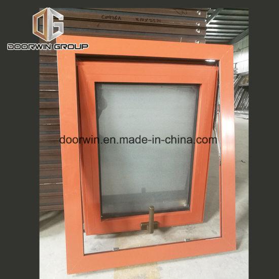 DOORWIN 2021Wit Frosted Glass Top Hung Window - China Hollow Safety Glass, Aluminum Awning Windows — product image 0