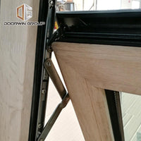 DOORWIN 2021Wood Aluminium composite frame glass awning window with factory price — thumbnail 5