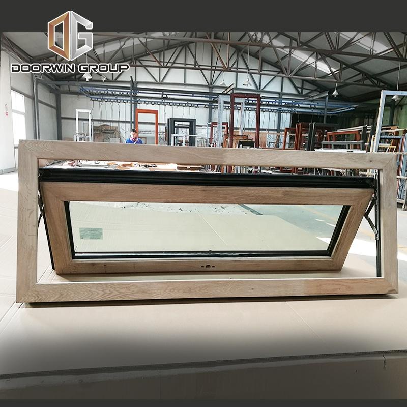 DOORWIN 2021Wood Aluminium composite frame glass awning window with factory price — product image 2