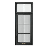 DOORWIN 2021Wood aluminum composite casement windows window aluminium double glass — thumbnail 1