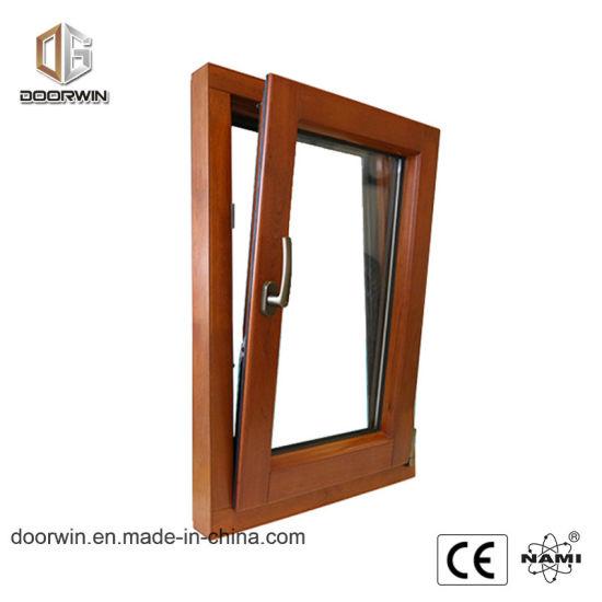 DOORWIN 2021Wood Aluminum Tilt and Turn Window - China Aluminum Window, Teak Wood Window — product image 0