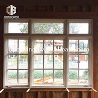 DOORWIN 2021Wood and aluminum window aluminium windows doors with grill designby Doorwin on Alibaba — thumbnail 6