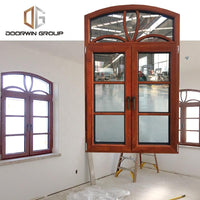 DOORWIN 2021Wood arched simple designs glass window by Doorwin on Alibaba — thumbnail 4